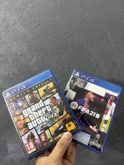 Fifa 2021 and Gta 5