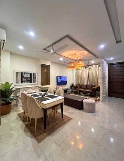 1 bed apartment fully furnished luxury available in super hot location