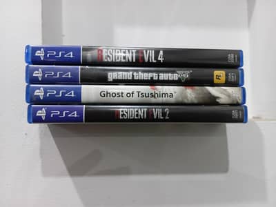 ps4 cds for sell and exchange