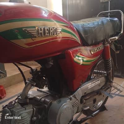 Hero bike for sale baik 50000
