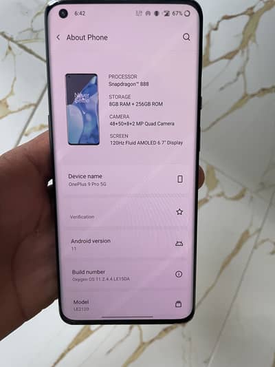 One Plus 9 Pro