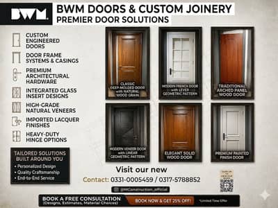 BWM Doors & Custom Joinery - Premium Door Solutions (25% OFF)