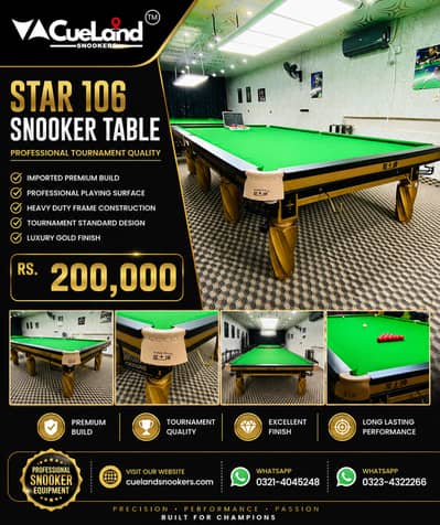 Model Star xingpai 105 | Pool Table| game table|Snooker Table
