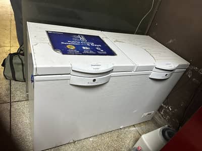 Dawlance DF-500 double door inverter deep freezer
