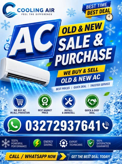Ac Sale Purchase/ Window Ac/Split AC /Inverter All Type Of AC