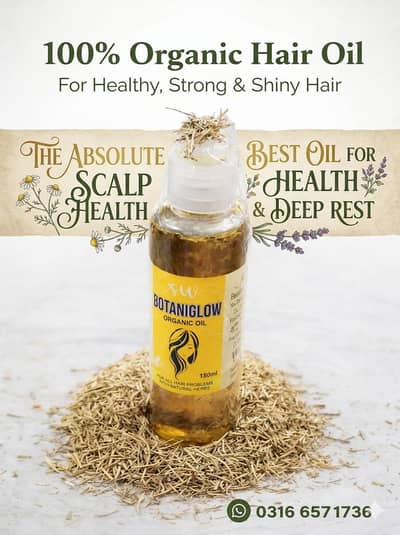 Botaniglow Organic Hair Oil – Herbal Solution for All Hair Problems