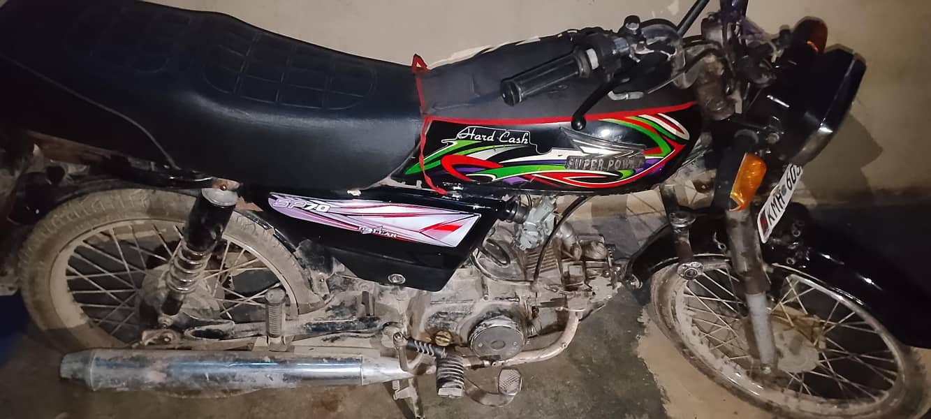 برائے فروخت سپر پاور 70 موٹرسائیکل فریش کنڈیشن 3