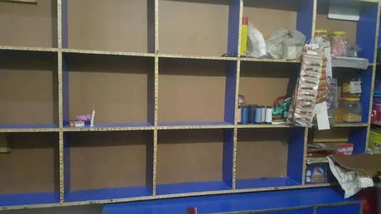 racks and counter