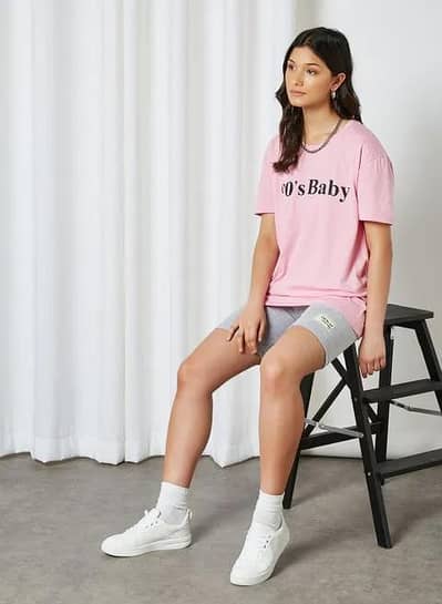 Sivvi x GenM @ Graphic Printed T-Shirt Blush Pink