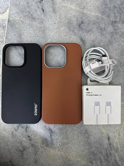 iphone original cables and cover combo deal