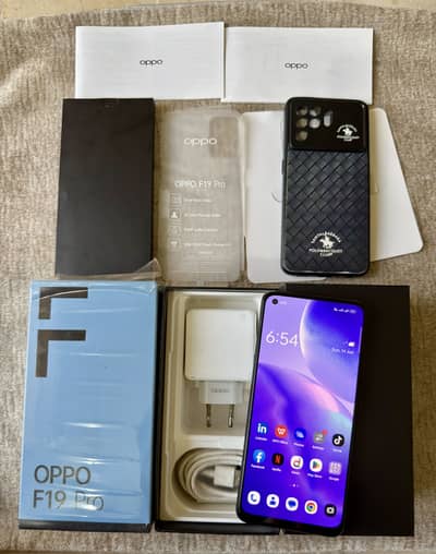 Oppo F19 Pro (8gb 128gb) Complete Box