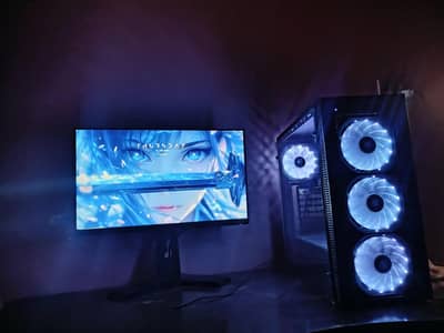 Gaming PC Setup|22"Dell LED| Xeon E3| 8GB RAM|  SSD 24" High Speed