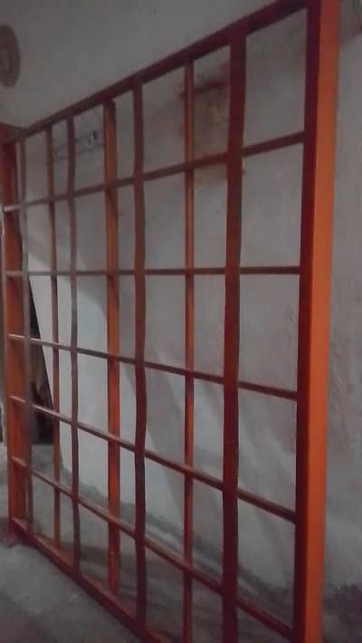 Metal  double bed , Designer Iron frame, strong condition