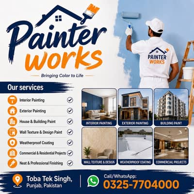 Paint Services/Exterior/ Interior/House/Building/Waterproofcoating