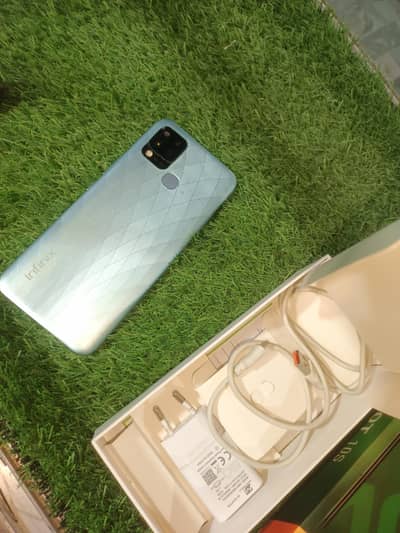 Infinix Hot 10S 6+128 COMPLETE SAMAN SET DABA CHARGER