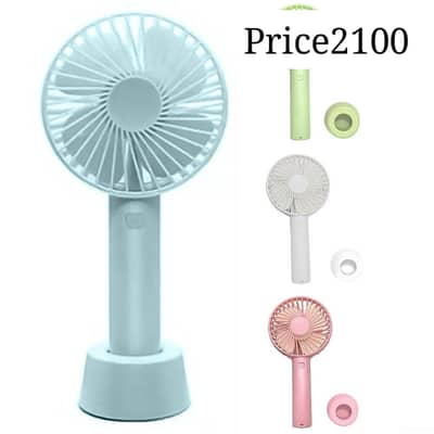  Portable Rechargeable Handheld Mini Fan – USB Cooling Fan