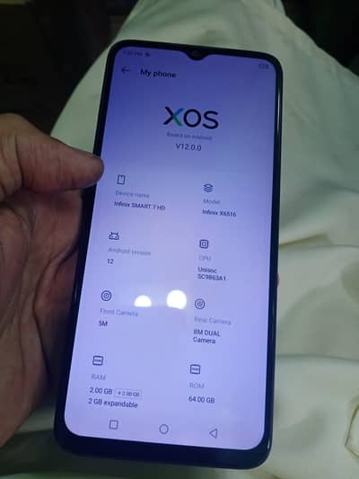 Infinix Smart 7 only phone No open no repair
