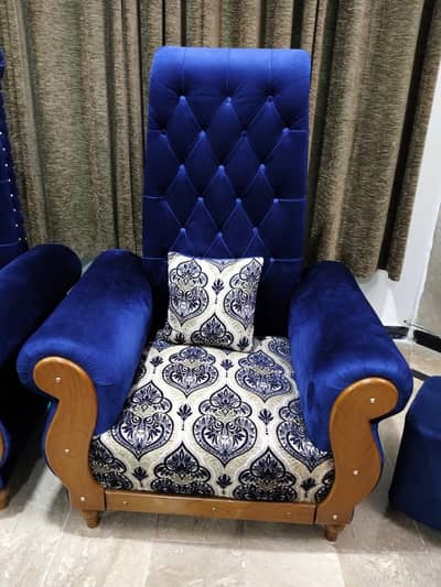 Modern High Back Sofa Chairs Set