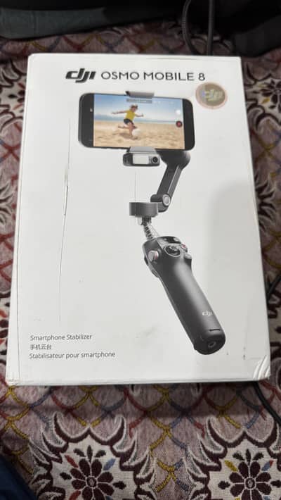 dji gimbal osmo 8 new only box open