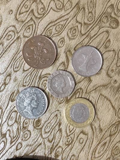 Five(5) rare coins collection