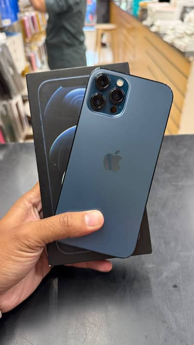 iPhone 12 Pro Max 256GB Blue | PTA Approved | Complete Box 