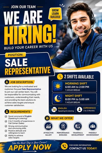 Sales Representative (English Speaking)