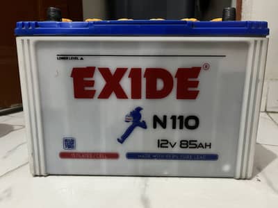 EXIDE 85 ampere 12 v 15 plates battery
