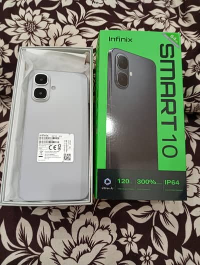 Infinix smart 10 4/64 GB box pack