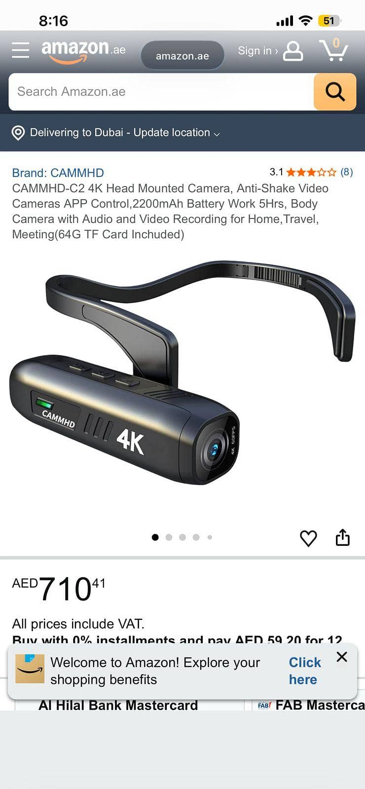 Head mount camera 2