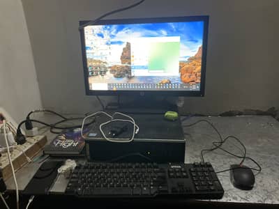 PC with LCD and Screen
