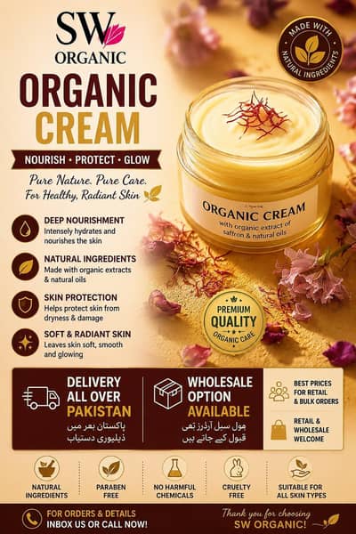  Premium Organic Saffron Cream 