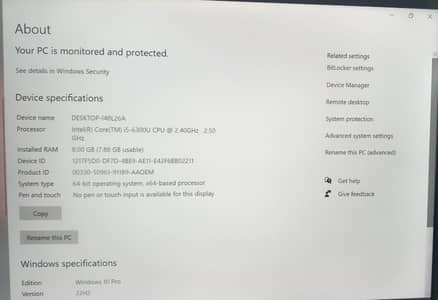 Urgent Laptop for sale Thinkpad T470 , Logitech headset,mouse