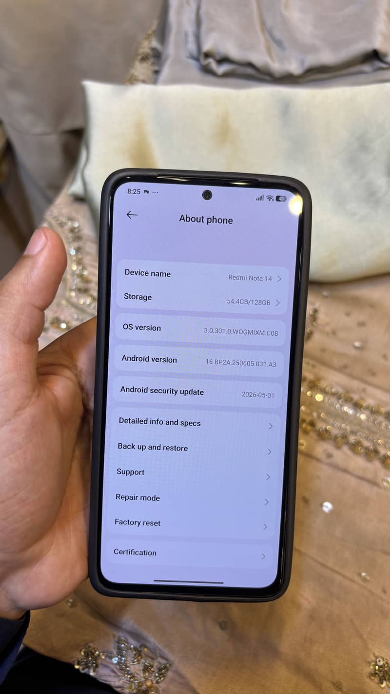 Redmi note 14 6