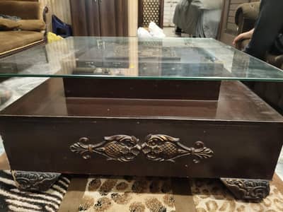 wooden centre table
