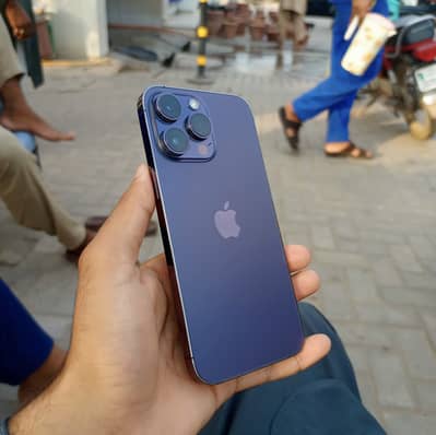 iPhone 14 Pro Max 128gb non pta fu 4months sim time physical +e sim.