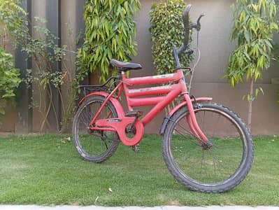 20 Inch Used Bicycle - Red Techno Super Champion