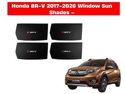 Honda BR-V 2017-2026 Window Sun Shades – UV Protection Heat Shield & Privacy Cover Set