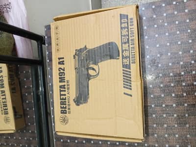 Beretta M92 A1 pistol for kids looks so realistic and full metal frame