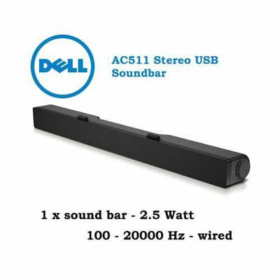 DELL USB Sound Bar (whatsapp 0313 7874773)