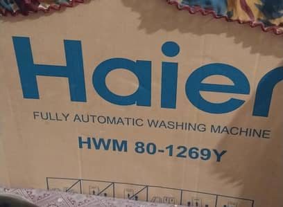 HAIER WASHING MACHINE MODEL NUMBER HWM 80-1269Y