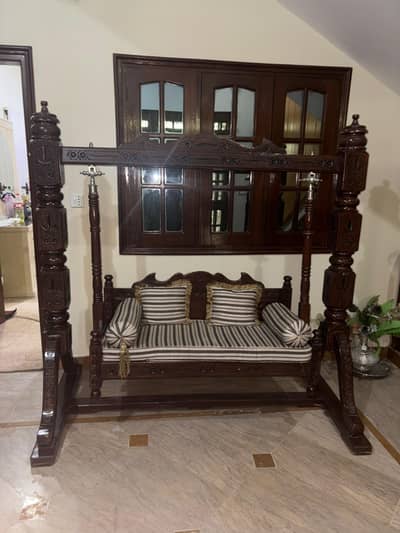 Solid Wood Traditional Swing (Jhoola) – Excellent Condition