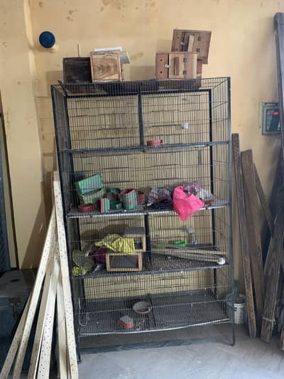 BIRDS IRON FIX CAGE