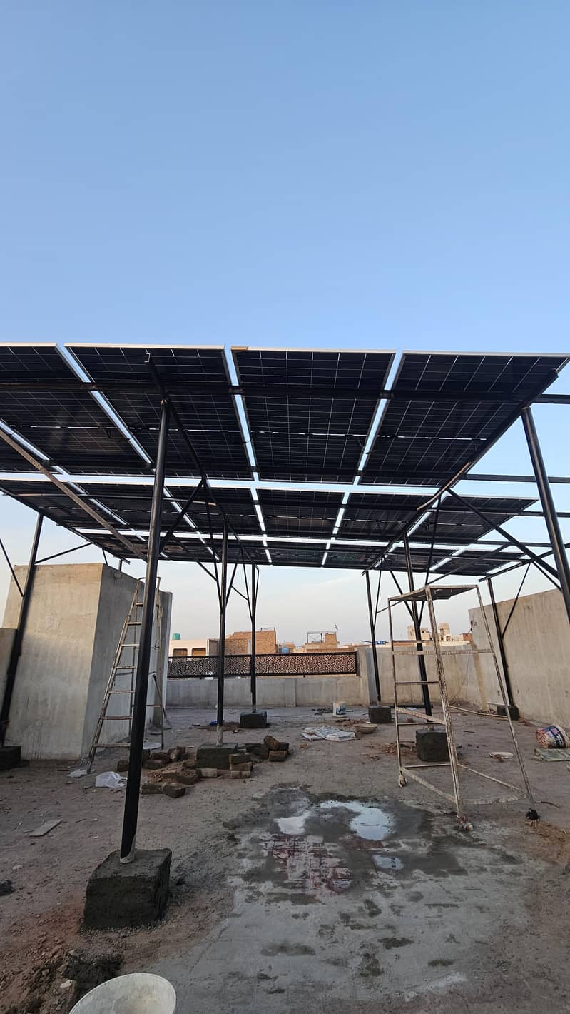 professional soler installation & customized structure 3