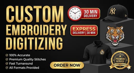 custom embroidery digitizing