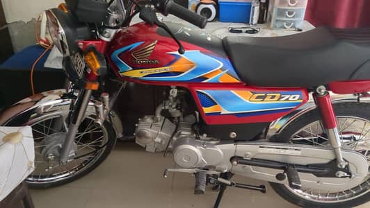 honda cd70 2026 model 395 chli ha red color number lga hwa