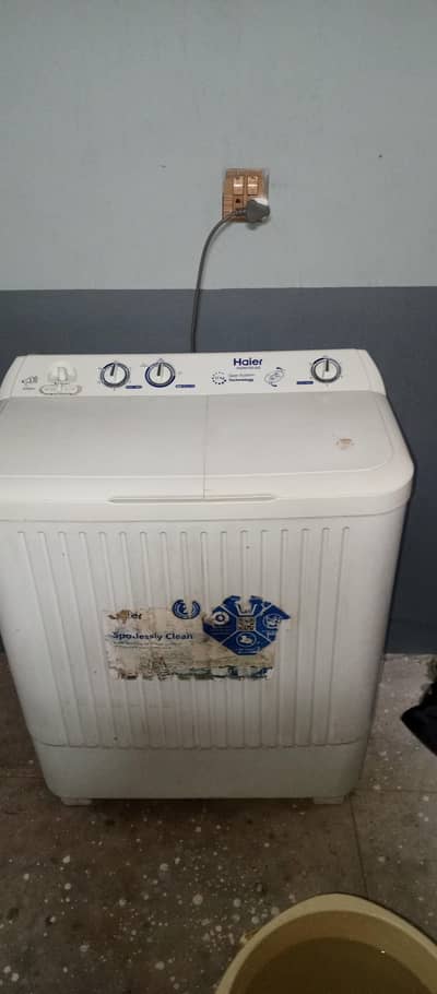 haier washing machine