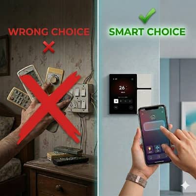 3 Gang Smart lcd touch switch borad