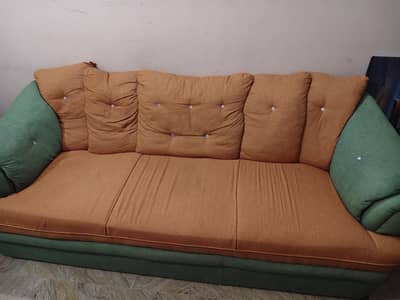 8 Seater Sofa Set Saaf Suthra, Cover ke Saath Urgent Sale