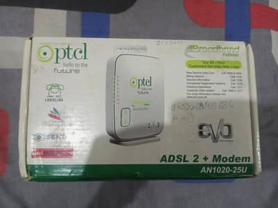 ptcl adsl2 + modem