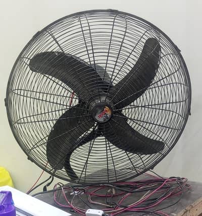 Royal 24" Wall Bracket Fan – Copper Winding – Excellent Condition